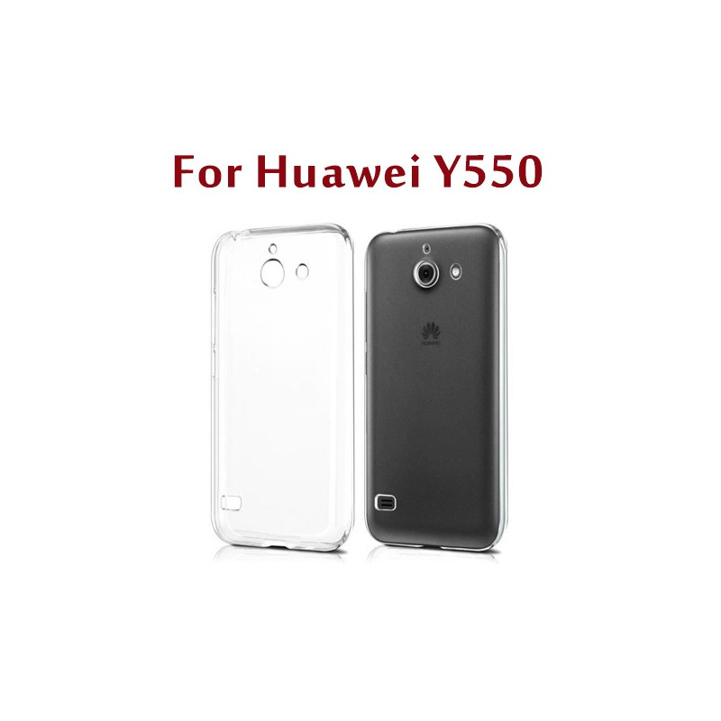 Etui en Silicone pour Huawei Y550 / Transparent