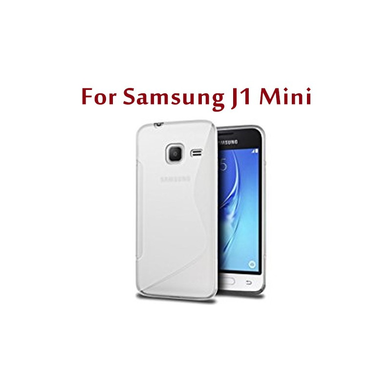 Etui en Silicone pour Samsung Galaxy J1 Mini / Transparent
