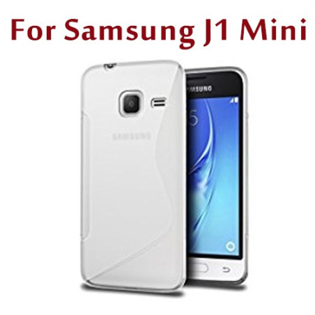 Etui en Silicone pour Samsung Galaxy J1 Mini / Transparent