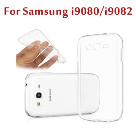 Etui en Silicone pour Samsung Galaxy i9080 / Transparent