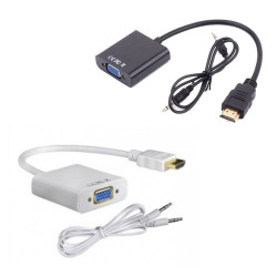 Adaptateur HDMI vers VGA avec Audio