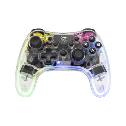 Manette Gaming Bluetooth Sans Fil WHITE SHARK LEGION GPW-8039 - Transparent