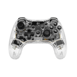 Manette Gaming Bluetooth Sans Fil WHITE SHARK LEGION GPW-8039 - Transparent