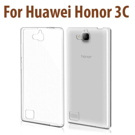 Etui en Silicone pour Huawei Honor 3C / Transparent