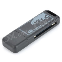 Lecteur de carte mémoire SD Noir