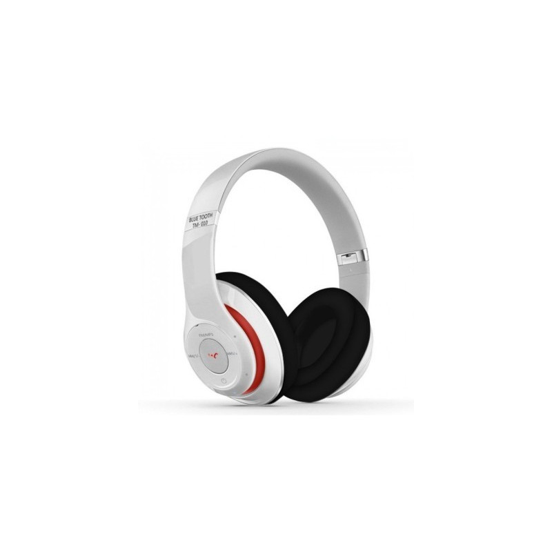 Casque Micro Bluetooth et MP3 Blanc Casque Micro Bluetooth et MP3 Blanc