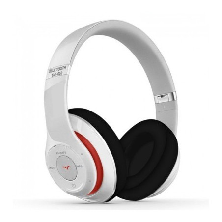 Casque Micro Bluetooth et MP3 Blanc