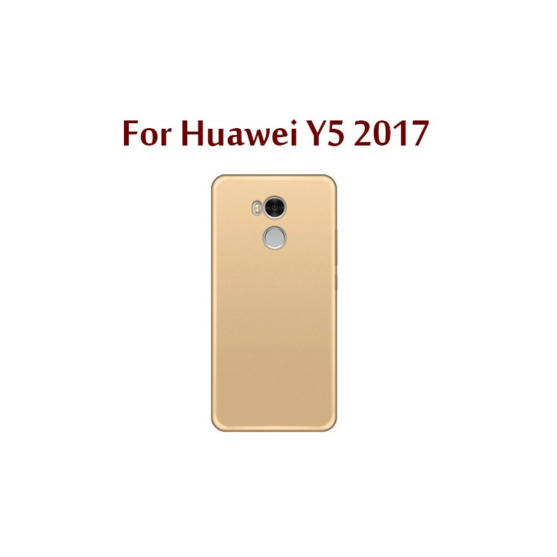 Huawei Y5 2017 - Etui en Silicone Gold