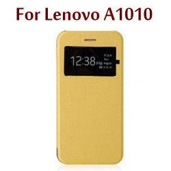 Flip Cover Gold S View Lenovo A1010