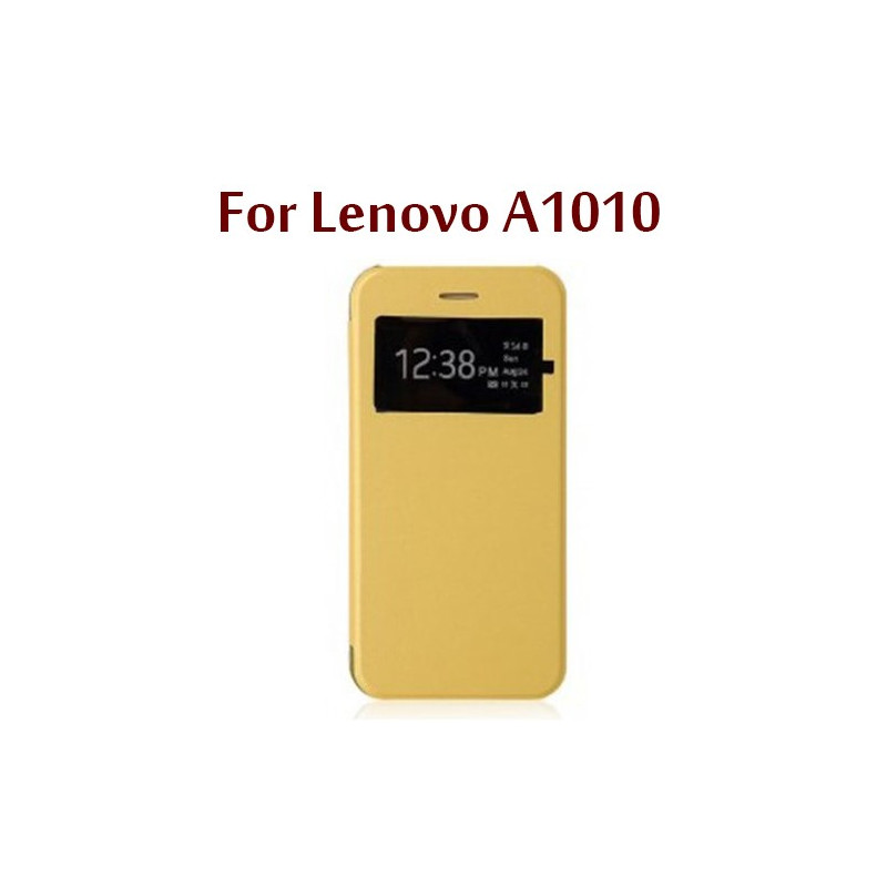 Flip Cover Gold S View Lenovo A1010