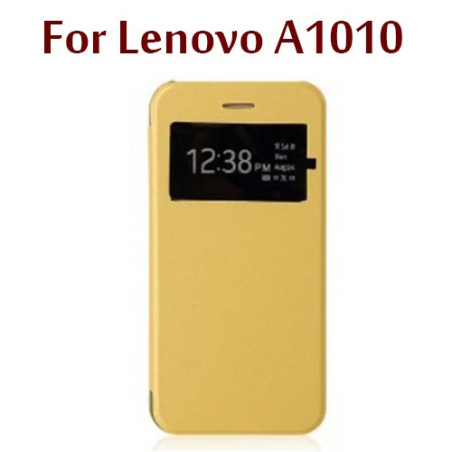 Flip Cover Gold S View Lenovo A1010
