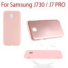 Samsung J7 PRO / J730 - Etui en Silicone Rose
