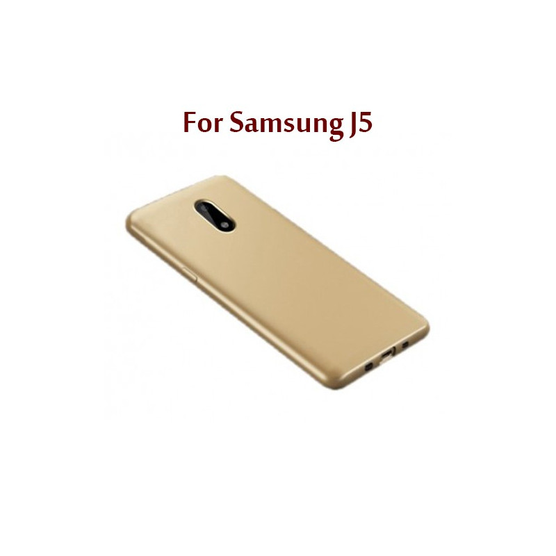 Samsung J5 - Etui en Silicone Gold