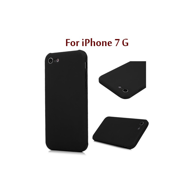 iPhone 7 - Etui en Silicone Noir iPhone 7 - Etui en Silicone Noir
