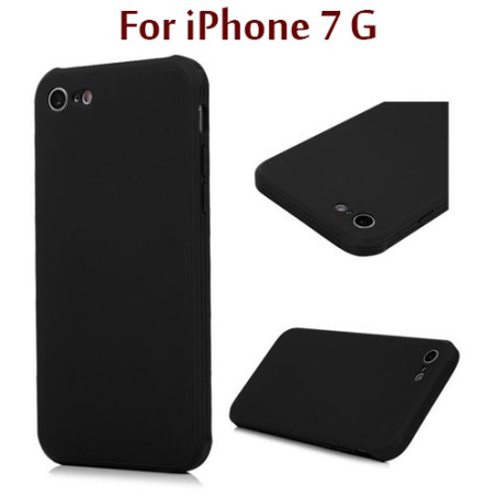 iPhone 7 - Etui en Silicone Noir