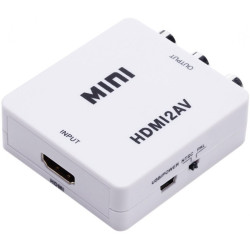 Adaptateur HDMI Femelle 1080p vers RCA Femelle