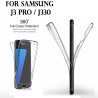 Samsung J3 PRO / J330 - Etui Transparent 360° Avant et Arrière