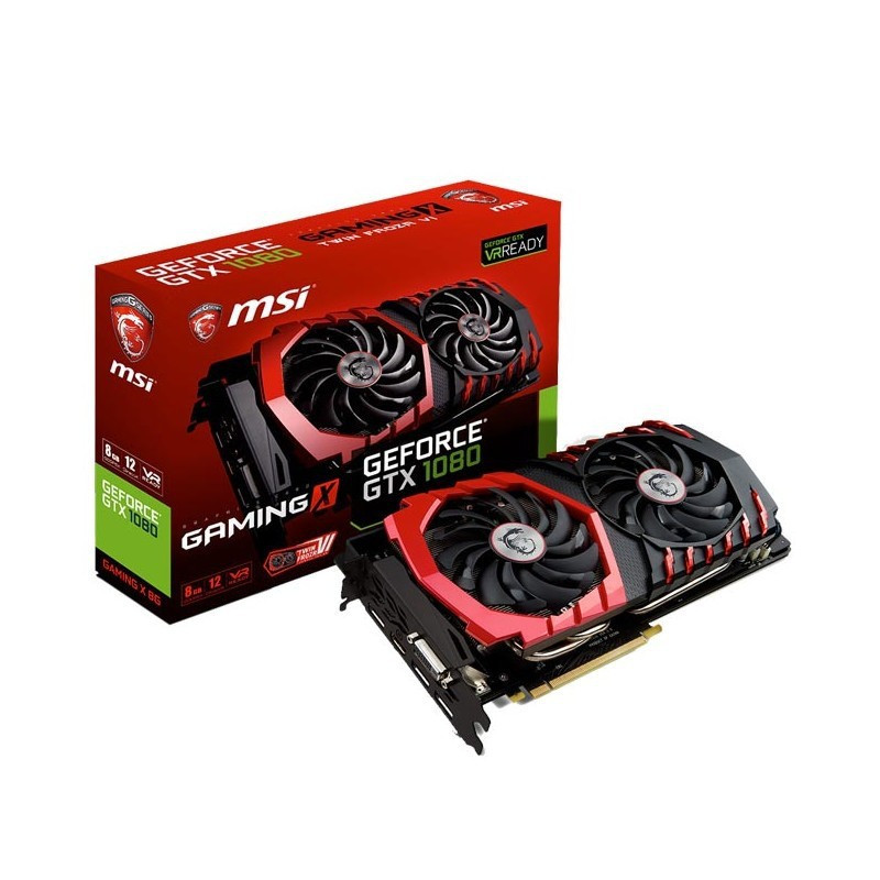 Carte Graphique MSI GeForce GTX 1080 Gaming X 8 Go DDR5X