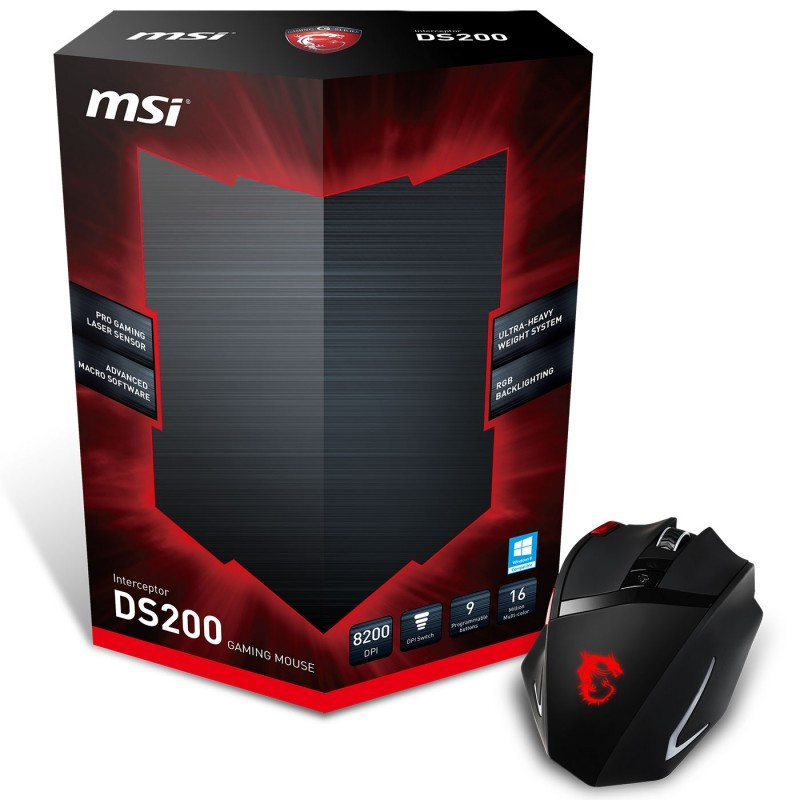 Souris Gaming MSI INTERCEPTOR DS200 Souris Gaming MSI INTERCEPTOR DS200