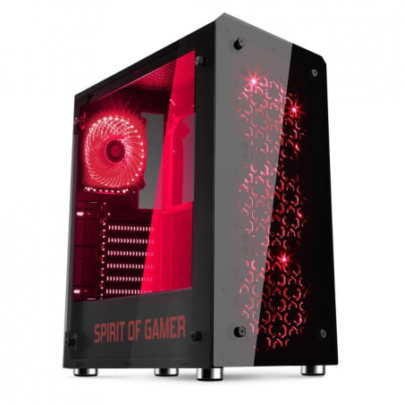 Boitier SOG ROGUE IV TEMPERED GLASS