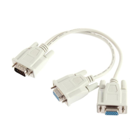 Cable VGA Male Vers 2 VGA Femelle