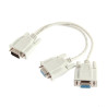 Cable VGA Male Vers 2 VGA Femelle