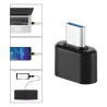 Mini Adaptateur OTG - Type C vers USB Femelle - Noir