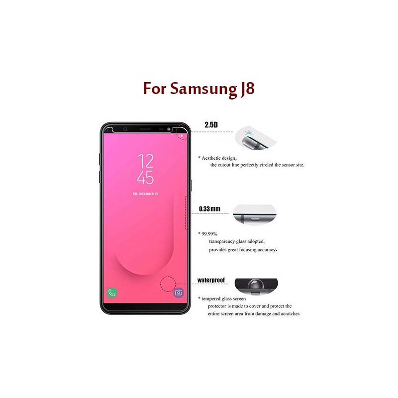 Samsung J8 - Protection GLASS