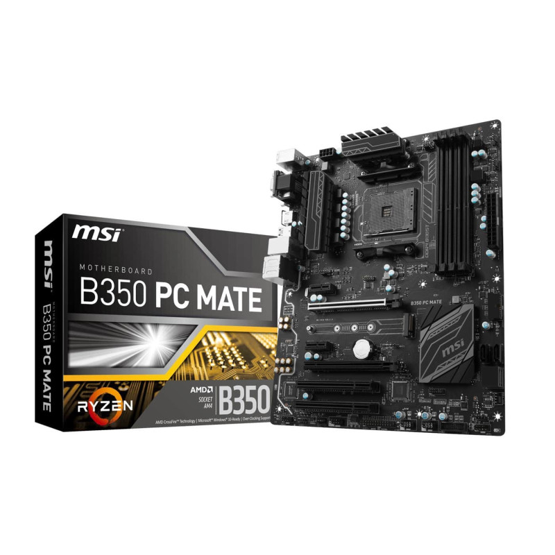 Carte mère MSI B350 PC Mate / Socket AMD AM4 Carte mère MSI B350 PC Mate / Socket AMD AM4