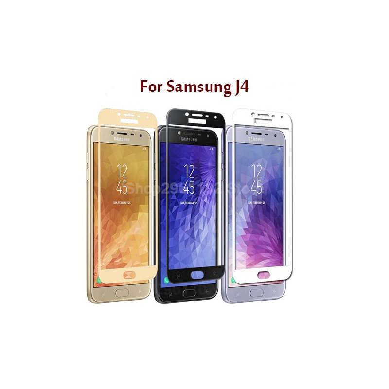 Samsung J4 2018 - Protection FULL SCREEN GLASS