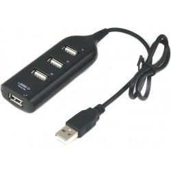Hub USB 4 Ports USB 2.0 - Noir