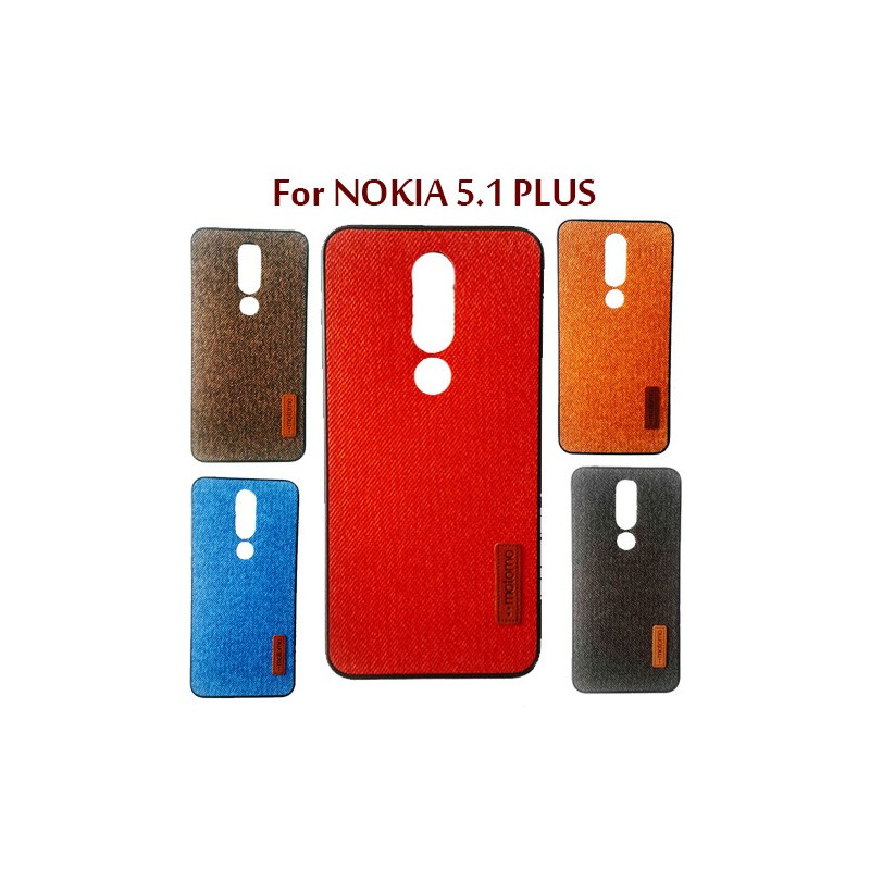 NOKIA 5.1 Plus - Etui en Silicone MOTOMO