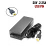 Chargeur Pc - LENOVO - 20V 2.25A USB PIN