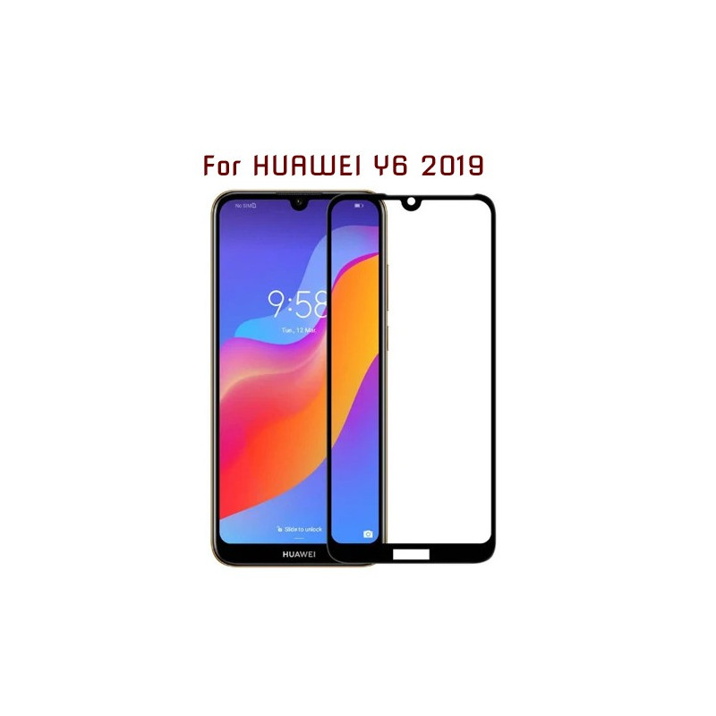 Huawei Y6 2019 - Protection FULL GLASS