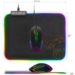Tapis Souris SPIRIT OF GAMER SKULL M RGB - Medium