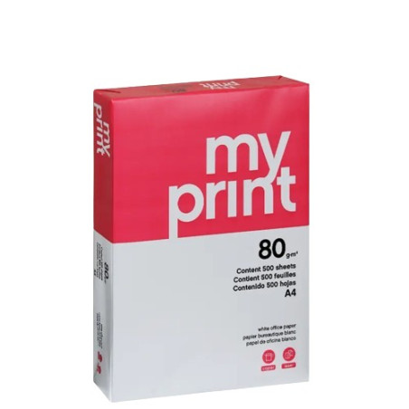Rame Papier A4 MY PRINT 80 Gr