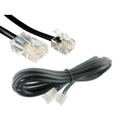 Cable RJ11 pour Téléphone Fixe - 10M