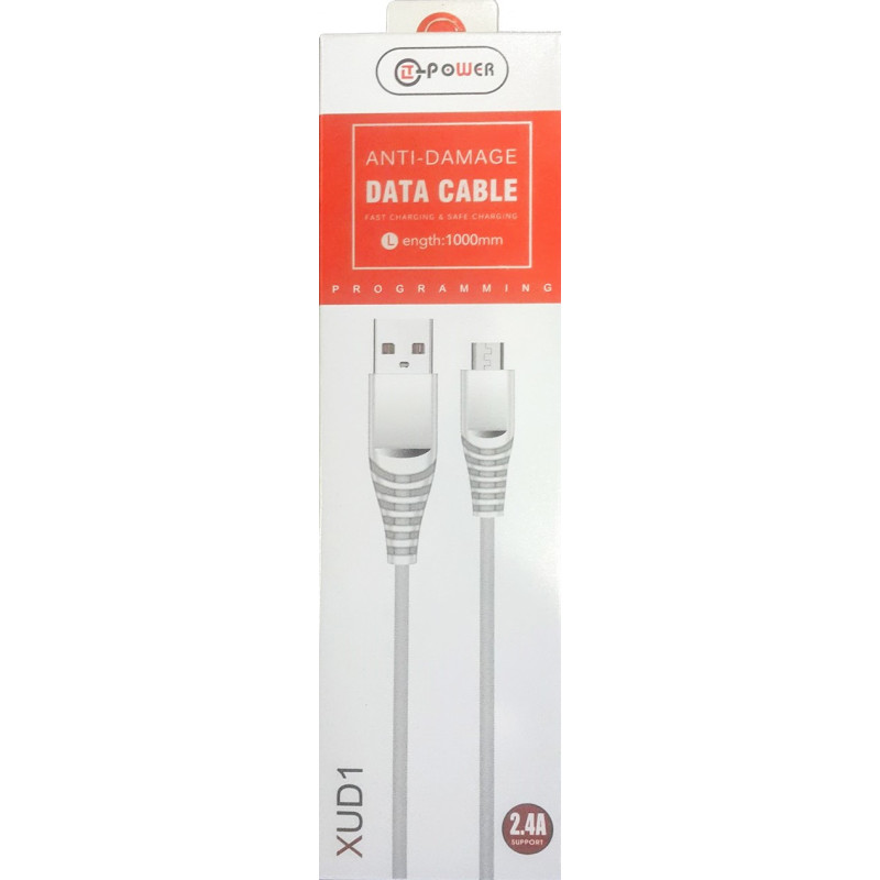 Cable Micro USB 1m 2.4A LTPOWER XUD1