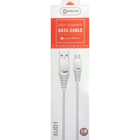 Cable Micro USB 1m 2.4A LTPOWER XUD1
