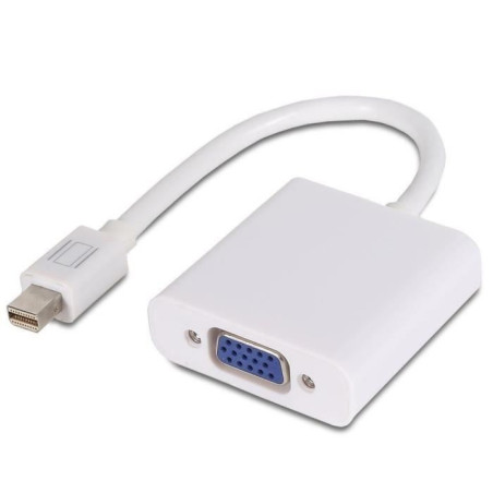 Adaptateur Mini DisplayPort Mâle vers VGA Femelle