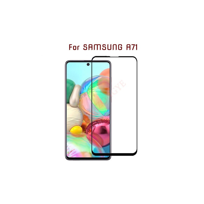 Samsung A71 - Protection FULL SCREEN GLASS - Noir
