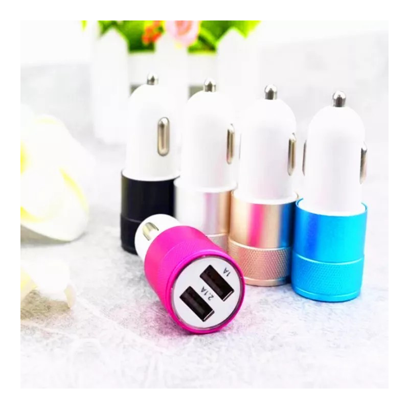 Chargeur Voiture allume-cigare 2xUSB 2.1A