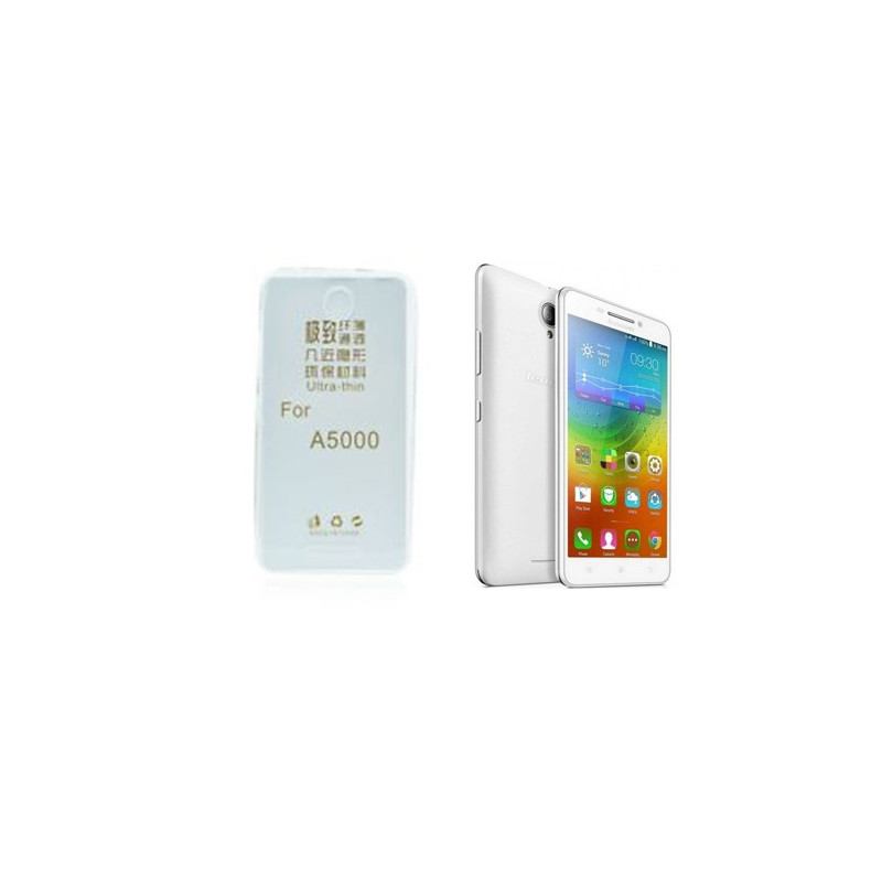 Etui en Silicone pour Lenovo A5000 / Transparent