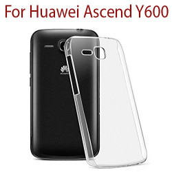 Huawei Ascend Y600 - Etui en Silicone Transparent