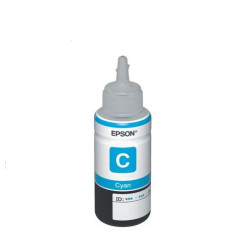Bouteille d'encre Adaptable pour Epson 100ml - Cyan