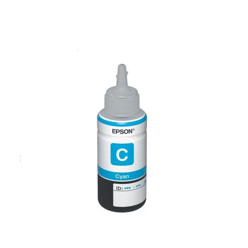 Bouteille d'encre Adaptable pour Epson 100ml - Cyan