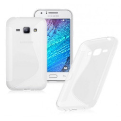 Etui en Silicone pour Samsung J1-2016 / Transparent