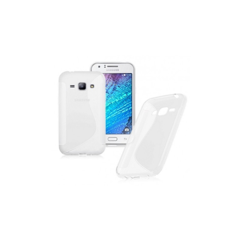 Etui en Silicone pour Samsung J1-2016 / Transparent