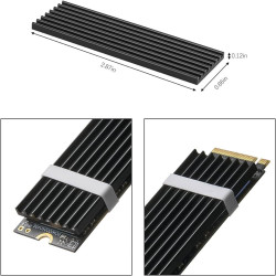 Radiateur Ultra Fin pour SSD M.2 / NVME
