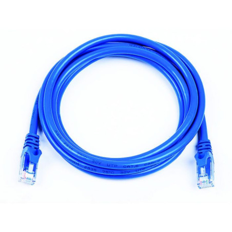 Cable Réseau UTP CAT 5E RJ45 20M - Bleu